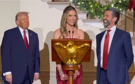 வெள்ளை மாளிகையில் பெட்டினா ஆண்டர்சனுடன் டிரம்ப் ஜூனியருக்கு நிச்சயதார்த்தம்