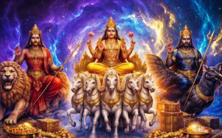 30 ஆண்டுகளுக்கு பிறகு உருவான திரிகிரக யோகம்: ஏப்ரல் முதல் வாரம் இந்த 3 ராசிக்கு பணவரவு உச்சத்தில்!