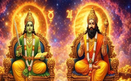 குரு–புதன் இணைவதால் ஏற்படும் யோகம்: இந்த ராசிக்காரர்களுக்கு பணவரவு பெருகும் காலம்!