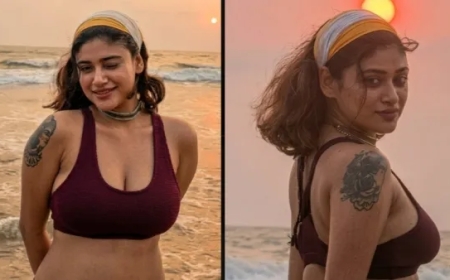 கடற்கரையில் கிளாமர் காட்டிய ஓவியா: புதிய வீடியோ வைரல்