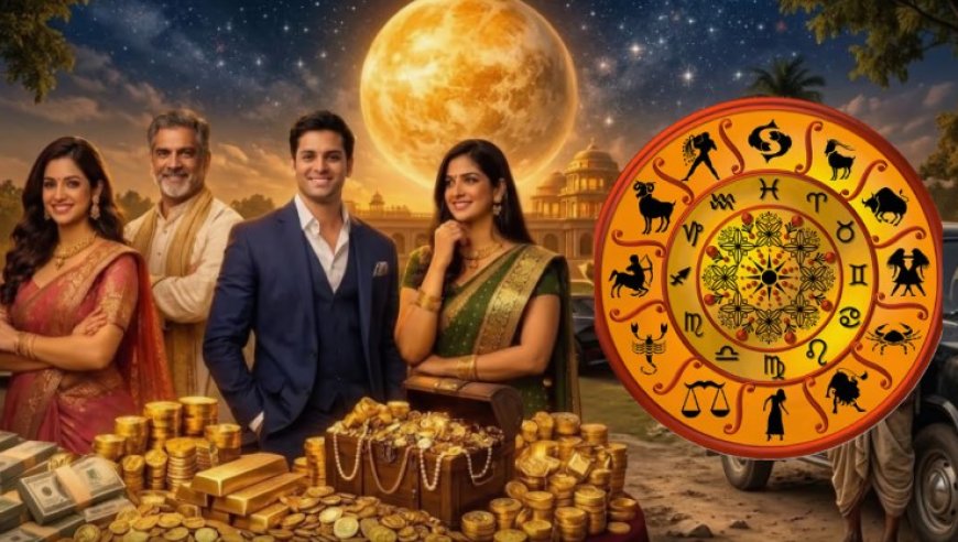 பஞ்சக்கிரஹி யோகம் 2026: மேஷத்தில் 5 கிரகங்கள் சங்கமம் – மே மாதத்தில் அதிர்ஷ்டம் ஜொலிக்கும் ராசிகள்
