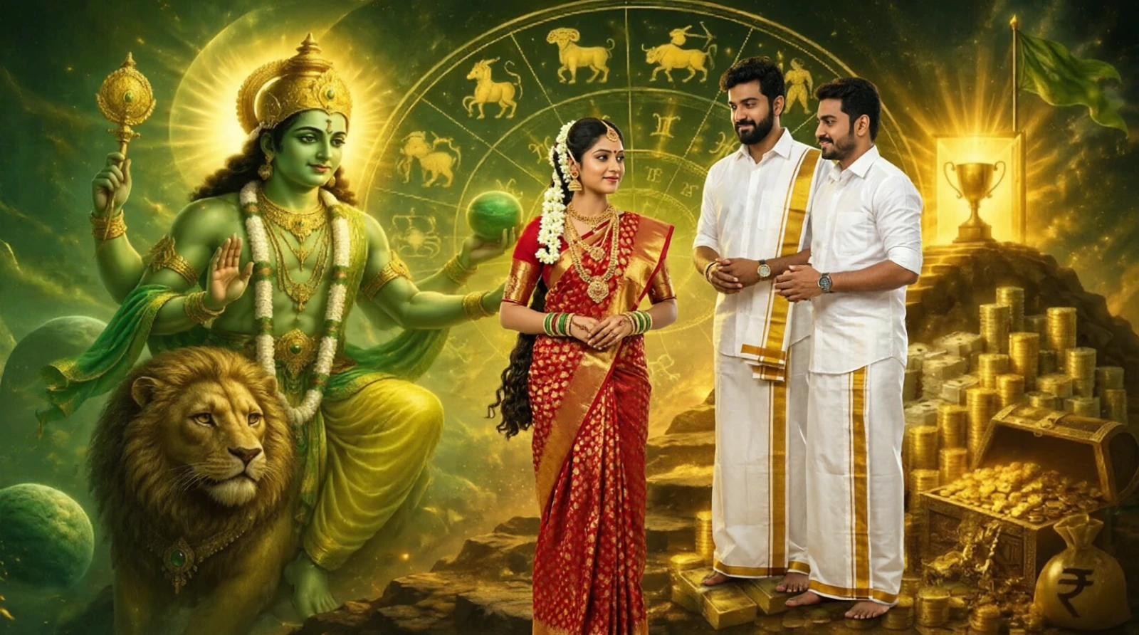 புதன் ஆயில்ய நட்சத்திரத்தில் நுழைதல்: இந்த 3 ராசிகளுக்கு புது சொத்து வாங்கும் யோகம்!