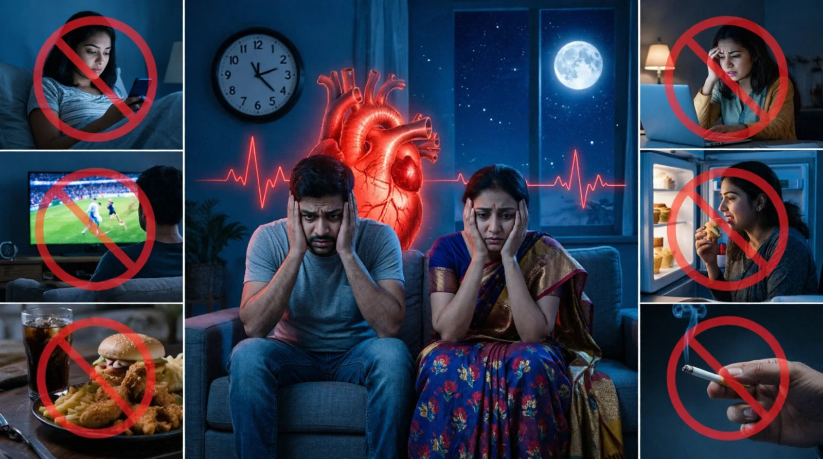 இதய ஆரோக்கியத்தை பாதுகாக்க வேண்டுமா? இரவு 8 மணிக்குப் பிறகு இந்த 6 பழக்கங்களைத் தவிர்த்துக்கொள்ளுங்கள்! 