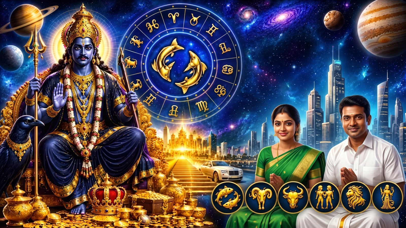 அதிர்ஷ்ட கதவு திறக்கும் 6 ராசிகள்: சனி வக்ர நிவர்த்தியால்  ராஜவாழ்க்கை யாருக்கு தெரியுமா? 