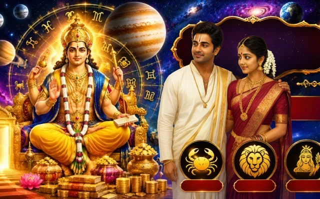 குரு பெயர்ச்சி 2026: சில ராசிக்காரர்களுக்கு காத்திருக்கும் அதிர்ஷ்டம்! வேலை, பணம், திருமணத்தில் என்ன மாற்றங்கள்?